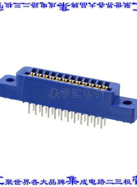 EBC12DRTH 卡边缘连接器24POS母头2排2.54mm蓝色镀金