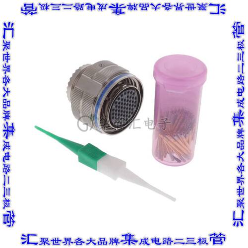 D38999/26FE35SA 圆形连接器55POS插头母插口压接镀金自由悬挂