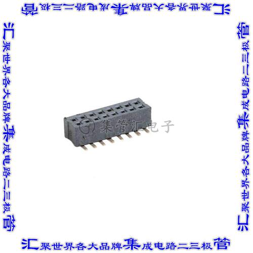 CSCC211-0802A001C1AF 针座连接器16POS接头2排1mm母形插口表贴SM