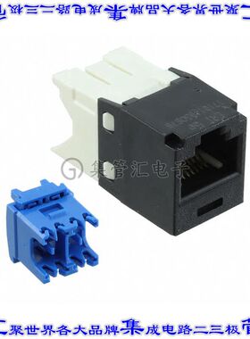 CJ6X88TGBL 接插件连接器THE CATEGORY 6A, RJ45, 8-POSITIO