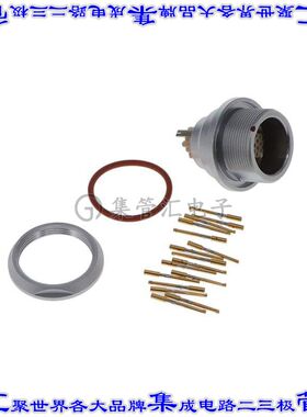 G33KAC-P16NFH2-000L 圆形连接器16POS插座母插口压接镀金面板安