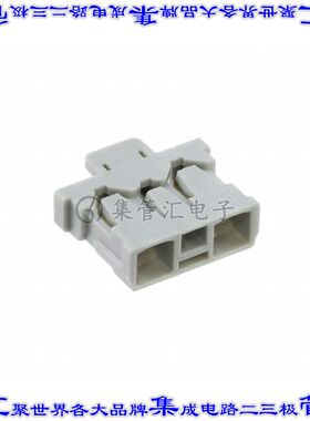 AUHR-03V-H 矩形连接器外壳3(1+2电源)插座母形插口灰色自由悬挂