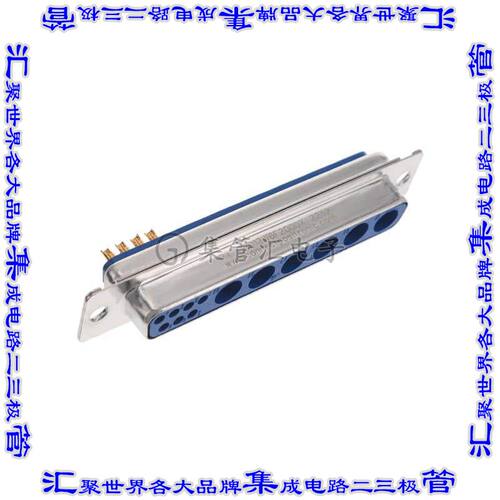 CBD13W6F2000X 连接器13(7+6同轴或电源)插座母插口2排D-Sub组合