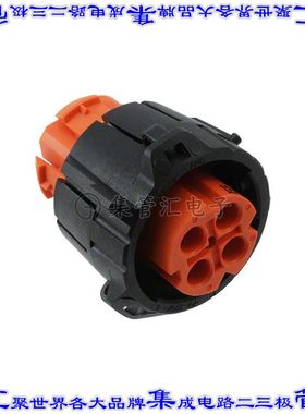 APD-69BS-HV 圆形连接器4POS插头外壳用于母插口黑色橙色自由悬挂