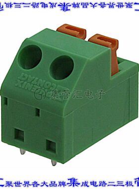 1790283 线对板连接器2POS接线端子5.08mm通孔45角度带板