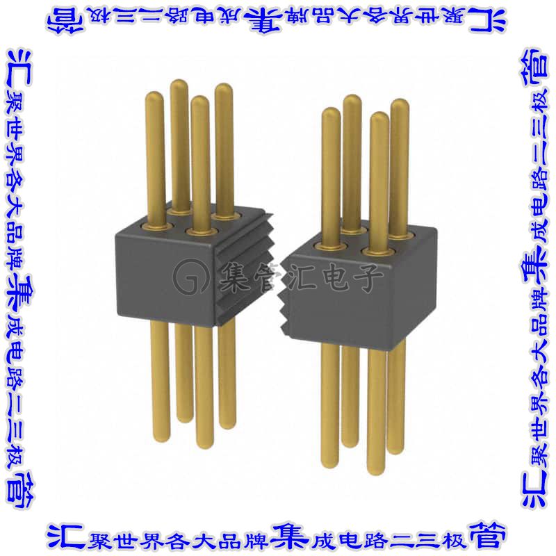 852-10-018-10-001000 针座连接器18POS接头2排1.27mm公形插针通