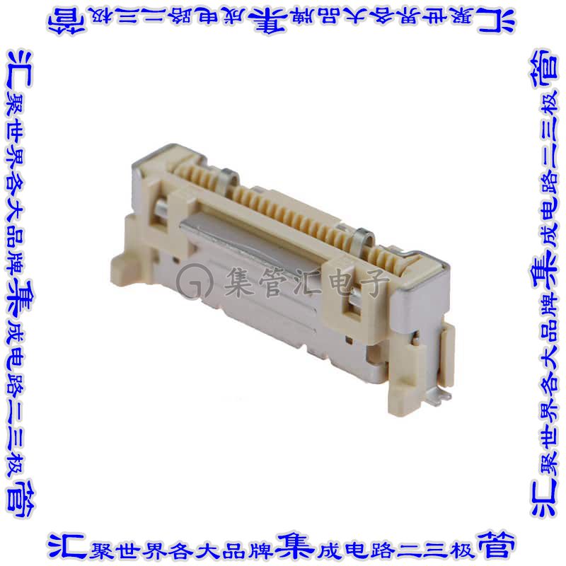 IMSA-11600S-25A-GFN4 连接器25POS FFC/FPC 0.5mm触头垂直单侧表