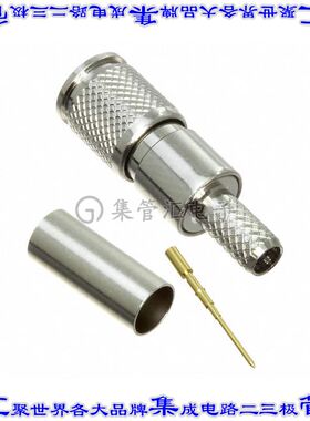 DIN1855A 同轴连接器插头公引脚压接75欧姆自由悬挂