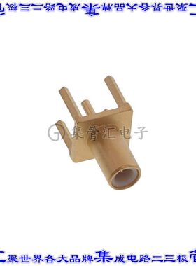 R116426000 同轴连接器SMB插座公插针焊接50欧姆通孔
