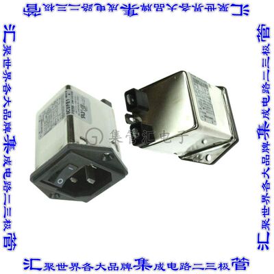 2-1609113-3 电源接入连接器3POS插座公插片模块IEC320-C14面板安