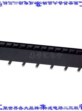 NPTC121KFXC-RC 针座连接器12POS插座2.54mm母形插口表贴SMD锡