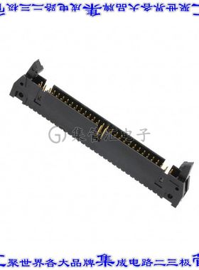 1-5499345-1 针座连接器60POS接头2排2.54mm公形插针通孔直角镀金