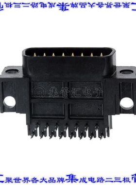 5748872-1 连接器15POS插头公引脚2排D-Sub通孔直角