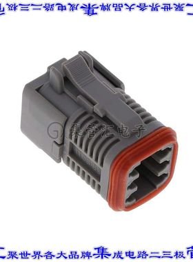 IT06-6S-000-N 矩形连接器外壳6POS插头3排母形插口灰色自由悬挂