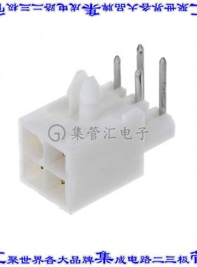 1-770968-1 针座连接器4POS接头2排4.14mm公形插针通孔直角镀金