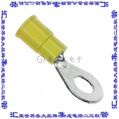 94743 环形连接器端子圆形1/4接线柱10-12AWG压接