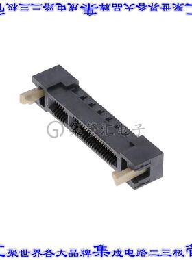 HSEC8-125-01-S-DV-A-BL-K-TR 卡边缘连接器50POS母头2排0.8mm黑