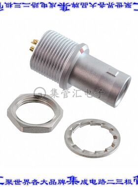 FAG.0B.302.CLA 圆形连接器2POS插头公引脚焊杯镀金面板安装