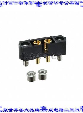 M80-5000000M2-02-331-00-000 针座连接器2POS接头4mm公形插针通