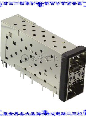 753100001 0753100001插拔式连接器40(20x2)插座成组(2x1)SFP通孔