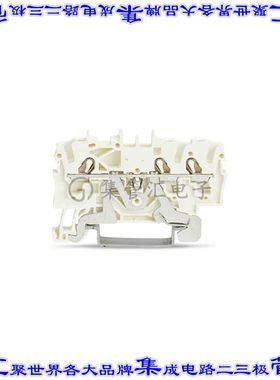 2002-1308 端子块连接器3POS接地地面5.2mm白色12-22AWG