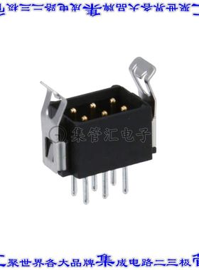 M80-8670622 针座连接器6POS接头2排2mm公形插针通孔直针镀金