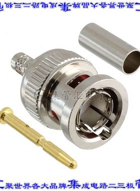 112955-11 同轴连接器BNC插头公引脚压接75欧姆自由悬挂