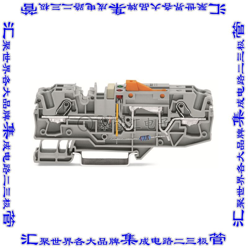 2006-1671/1000-848 端子块连接器2POS断连15.0mm灰色8-20AWG