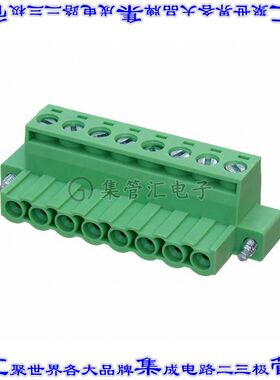 395245008 0395245008端子块连接器8POS插头母插口5mm绿色自由悬