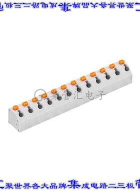 691412220012 线对板连接器12POS接线端子7mm通孔45角度带板