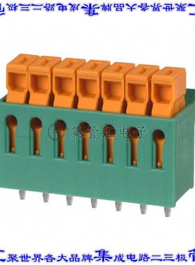 1706222 线对板连接器7POS接线端子3.81mm通孔水平带板