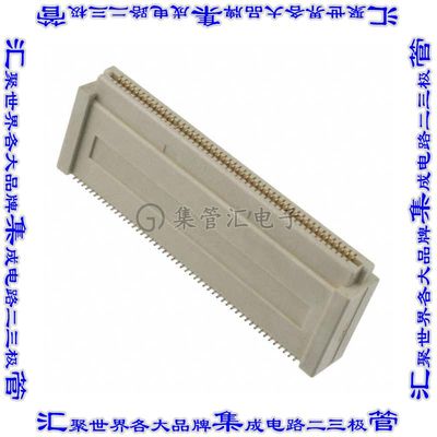 5-1735480-4 板对板连接器100POS插座外罩触点2排0.8mm表贴SMD镀