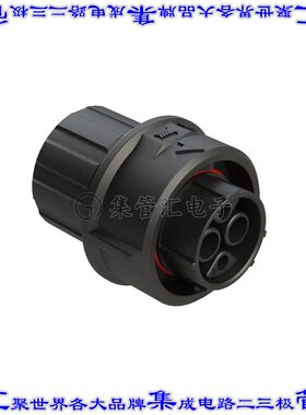 FLS612N2SHEC03 圆形连接器4POS插头外壳用于母插口黑色自由悬挂
