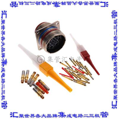 M8372382R2025N 圆形连接器25(电源)插座母插口压接面板安装