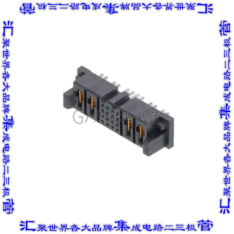 MPSC-02-16-02-7.70-03-L-V 针座连接器20(16+4电源)插座4排叉状