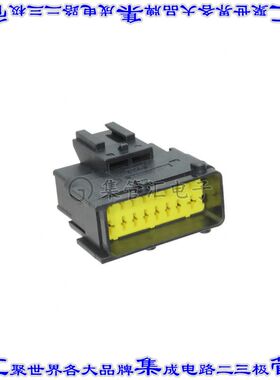 982761001 0982761001矩形连接器外壳16POS 2排公形引脚黑色自由