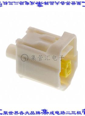 184042-2 矩形连接器外壳1POS插头公形引脚天然色自由悬挂
