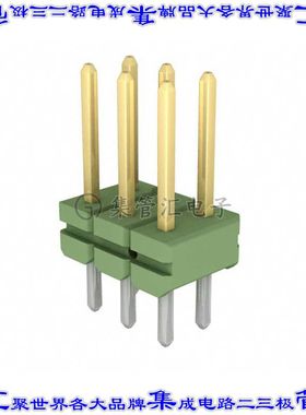 825440-3 针座连接器6POS接头2排2.54mm公形插针通孔直针镀金