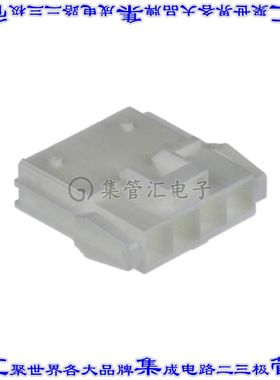 VLR-04VN 矩形连接器外壳4POS插座2排6.2mm公形引脚白色自由悬挂