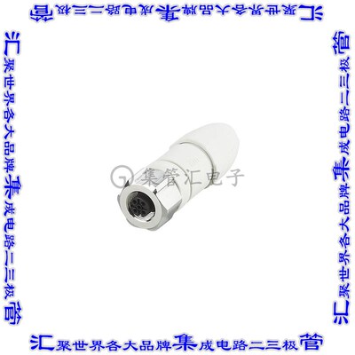 EVF565 圆形连接器5POS插座母插口螺钉镀金自由悬挂