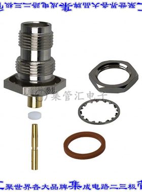 122401 同轴连接器TNC插孔母形插口焊接50欧姆面板安装