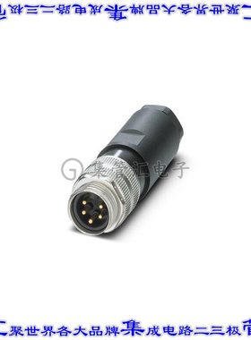 1456239 圆形连接器5POS插头公引脚螺钉镀金自由悬挂