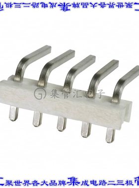 640385-5 针座连接器5POS接头3.96mm公形插针通孔直角锡