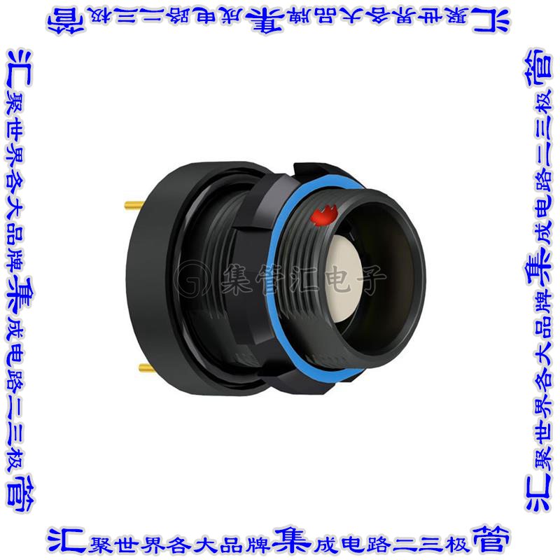 GC0WCM-P12UM00-000L 圆形连接器12(10+2电源)插座母插口焊接镀金