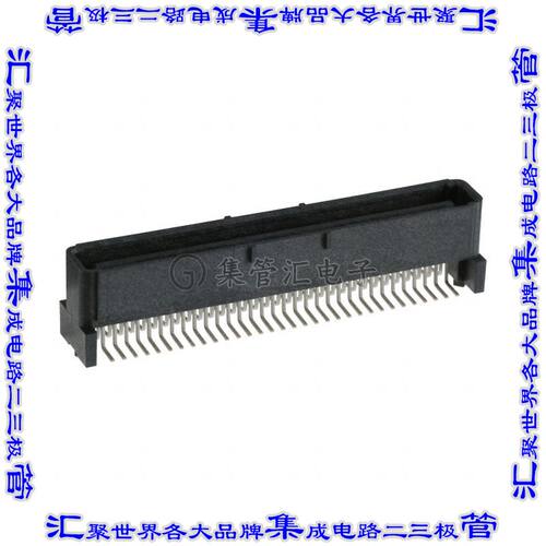 5120527-1 板对板连接器64POS插头中央触点带2排1mm表贴SMD镀金
