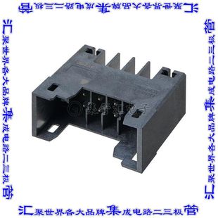 端子块连接器10POS接头公引脚带罩2排3.5mm黑色90 H1DS XW4M 10D2