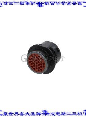 HDP24-24-31PE 圆形连接器31POS插座外壳用于公插针黑色面板安装