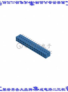 76342-317LF 针座连接器34POS插座2排2.54mm母形插口通孔直针镀金
