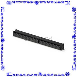 125B 卡边缘连接器314POS母头2排0.5mm黑色镀金 78C00