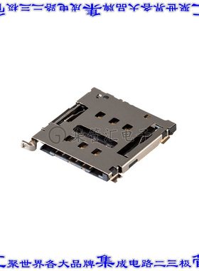 NSIM-4-B 接插件连接器NANO SIM CARD CONNECTORS, 6 POSI